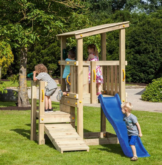 Blue Rabbit Cascade Wooden Play Tower