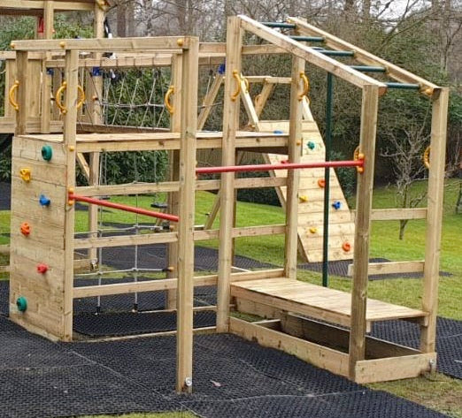 Blue Rabbit Crossfit Wooden Play Tower