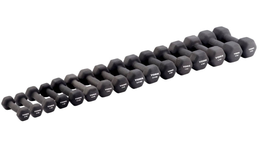 York Neo Hex Dumbbells Club Pack - (44 pairs)