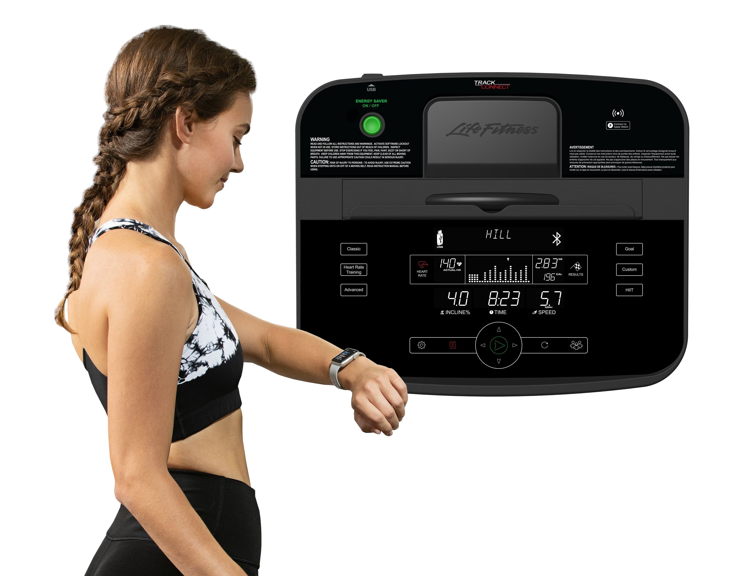 Life Fitness T5 Treadmill with Track Connect 2.0 Console