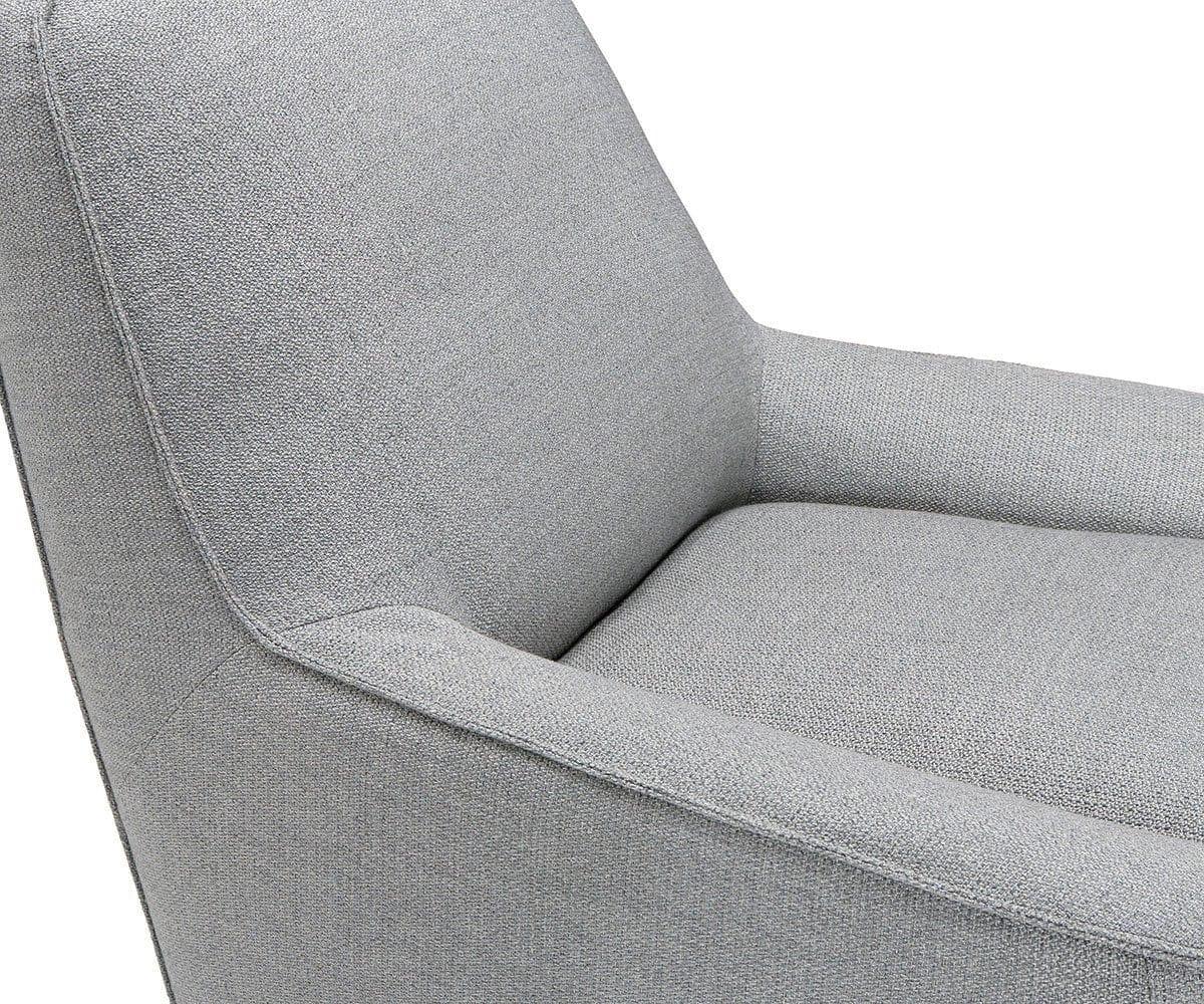 Rost Swivel Chair - Light Grey/Blue (49139240829222)