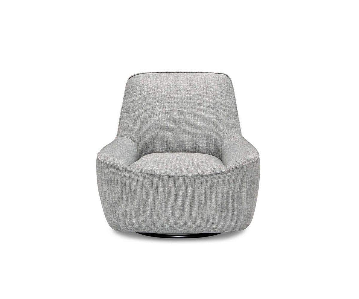 Rost Swivel Chair - Light Grey/Blue Light Grey/Blue F30-TX1512 - Scandinavian Designs (49139240632614)