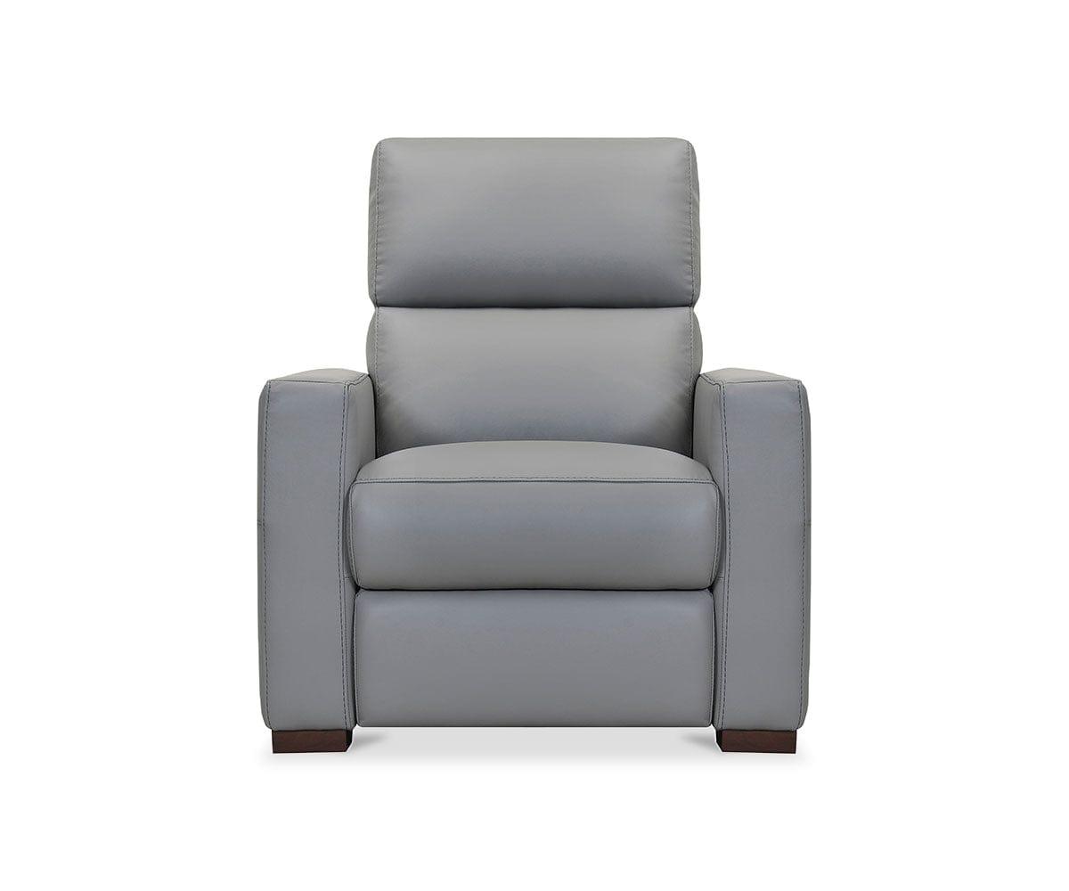 Luka Leather Power Recliner Dark Grey K/s 8313 - Scandinavian Designs (49139209503014)