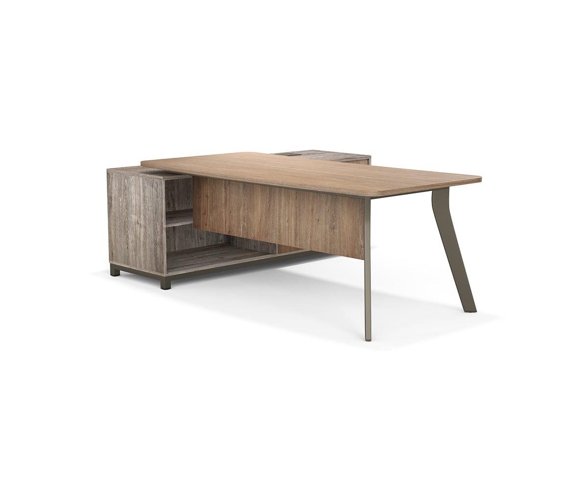 Slater Desk with Storage Return (49139693093158)