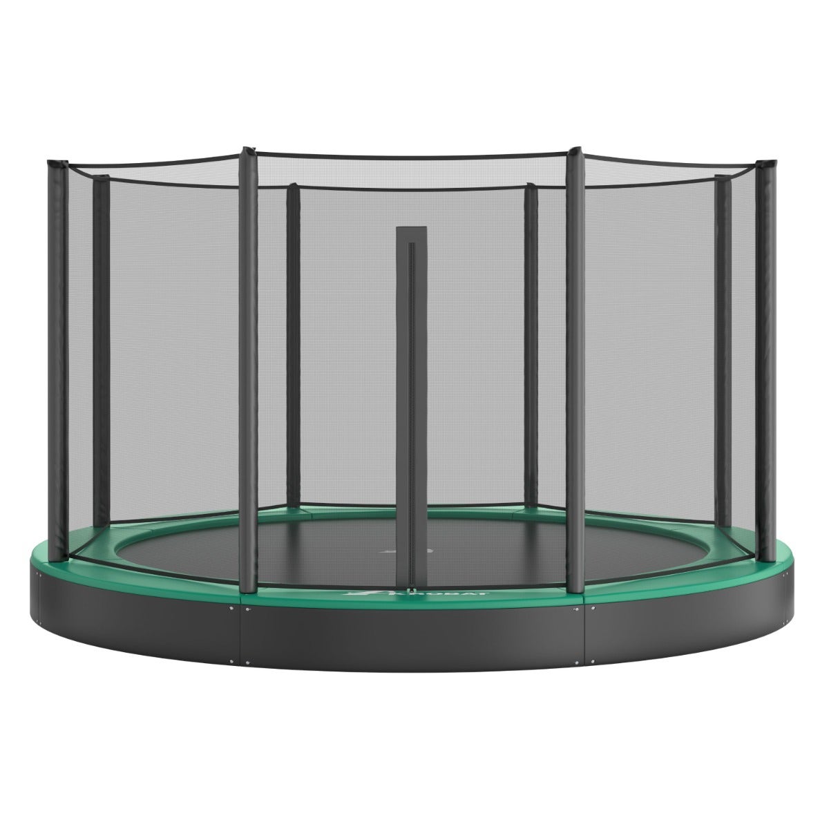 Akrobat 10ft Orbit Flat Round Trampoline