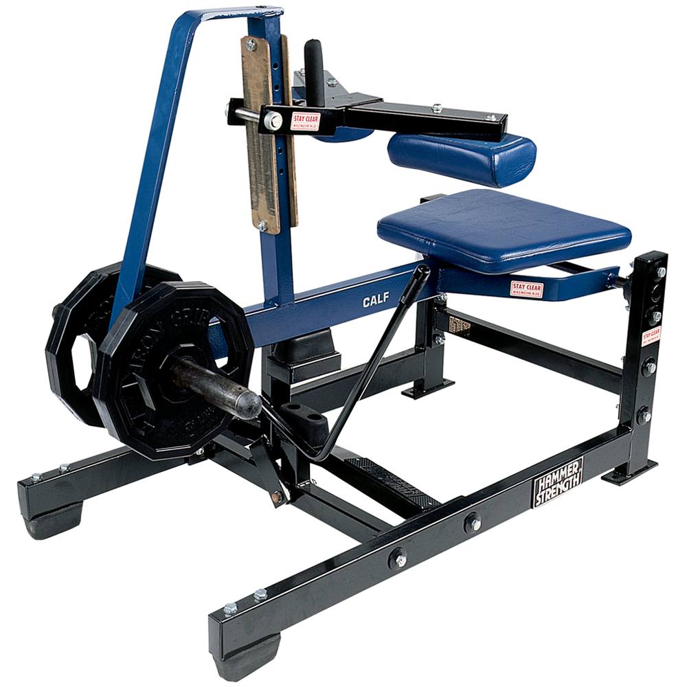 Hammer Strength Seated Calf Raise Plate Loaded