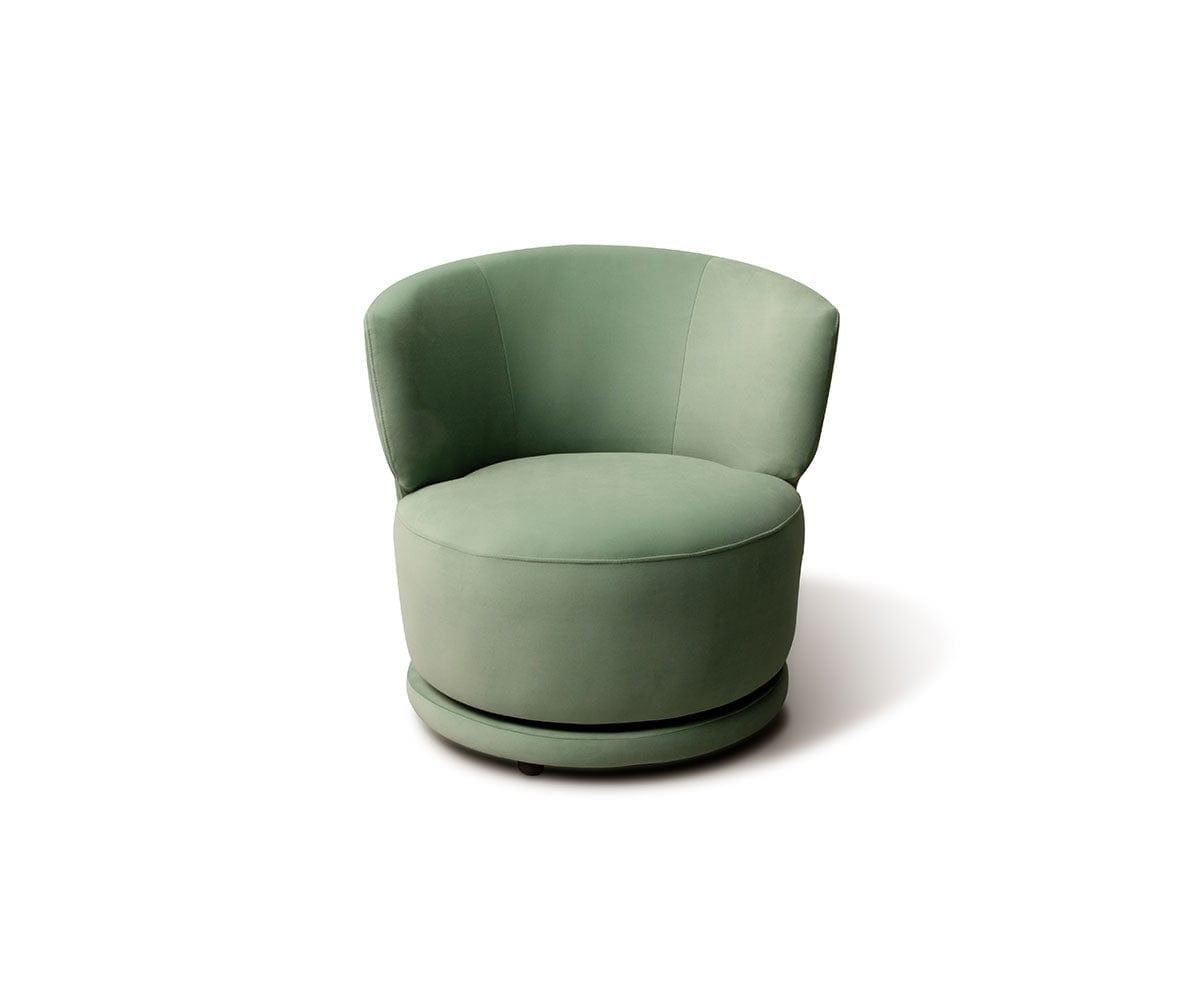 Nikko Swivel Chair Soft Green - Scandinavian Designs (49139234439462)