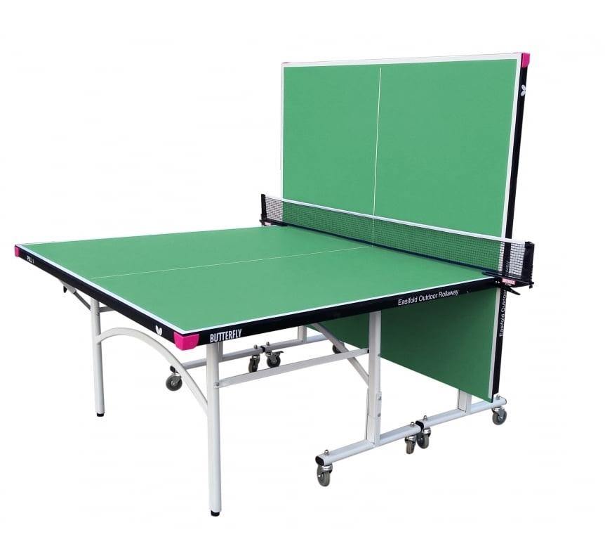 Butterfly Easifold Outdoor Rollaway Table Tennis